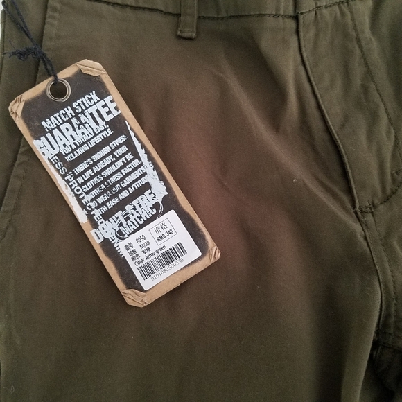 NWT Matchstick Argus Pants Army Green  Size M30 - Picture 8 of 9